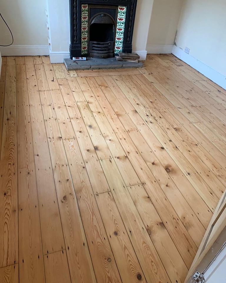 Pine Floor Restoration in Bedale - FlooRestore - Our Work