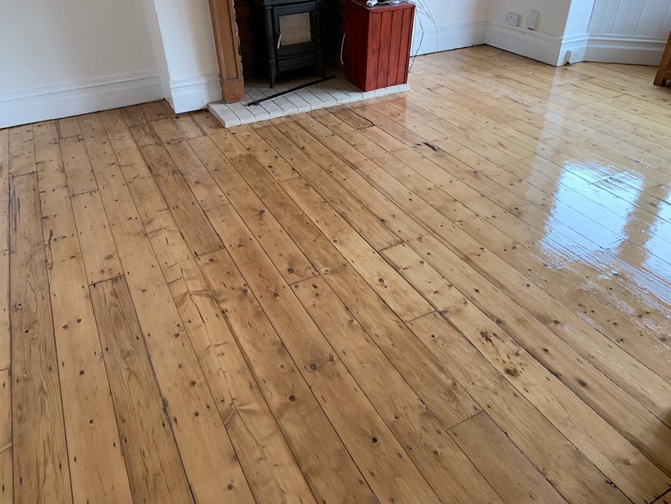 Pine Floorboard Restoration in Darlington - FlooRestore