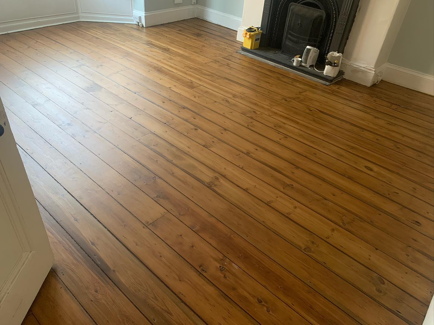 Pine Floorboards Restored in Darlington - FlooRestore